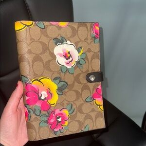 Coach notebook cover